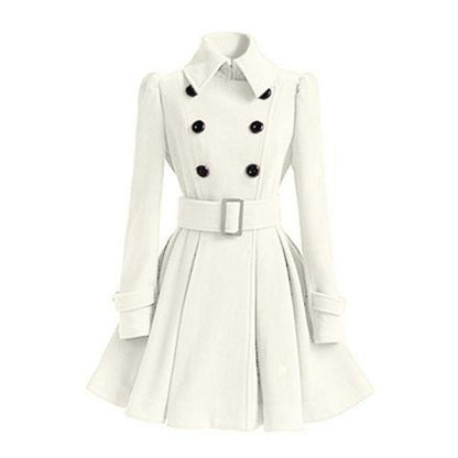 Stylish Women's Trench Coat Windbreaker Modern
