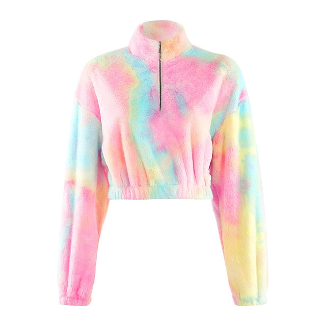 Soft Rabbit Fur Women's Black Jacket