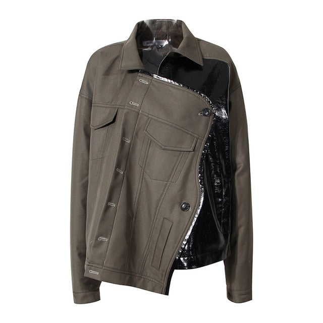 Asymmetric Women's Jacket Trendy Style