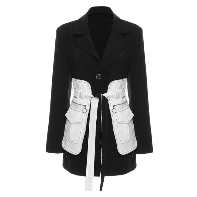 Stylish Skunk Jacket Trendy Women's