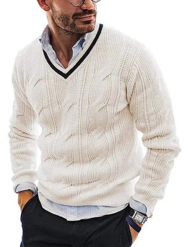 Stylish Men's Pullover Slim Fit Sweatshirt