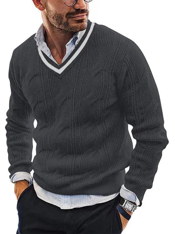 Stylish Men's Pullover Slim Fit Sweatshirt
