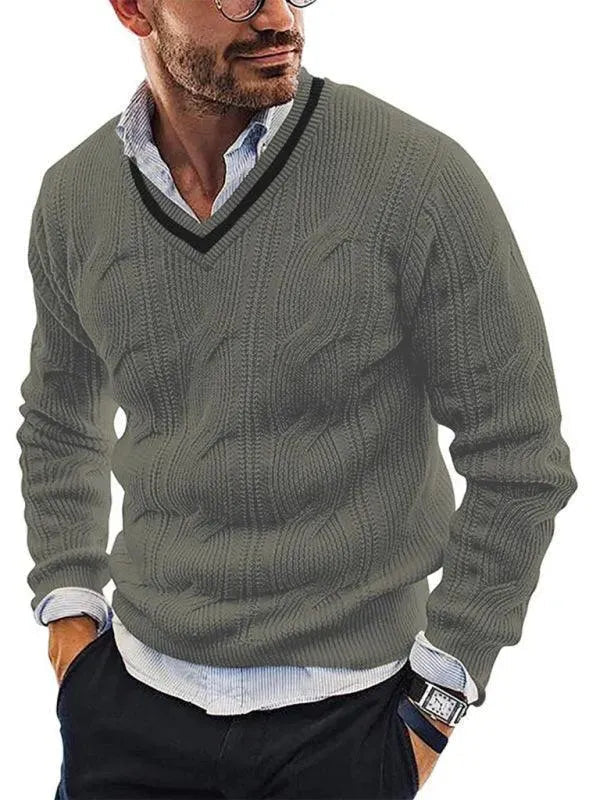 Stylish Men's Pullover Slim Fit Sweatshirt