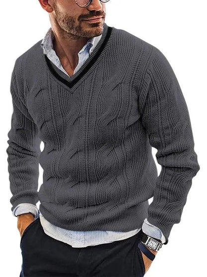 Stylish Men's Pullover Slim Fit Sweatshirt