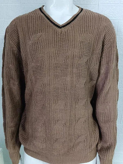 Stylische Herren Pullover Slim Fit Sweatshirt - IdealeKleiden