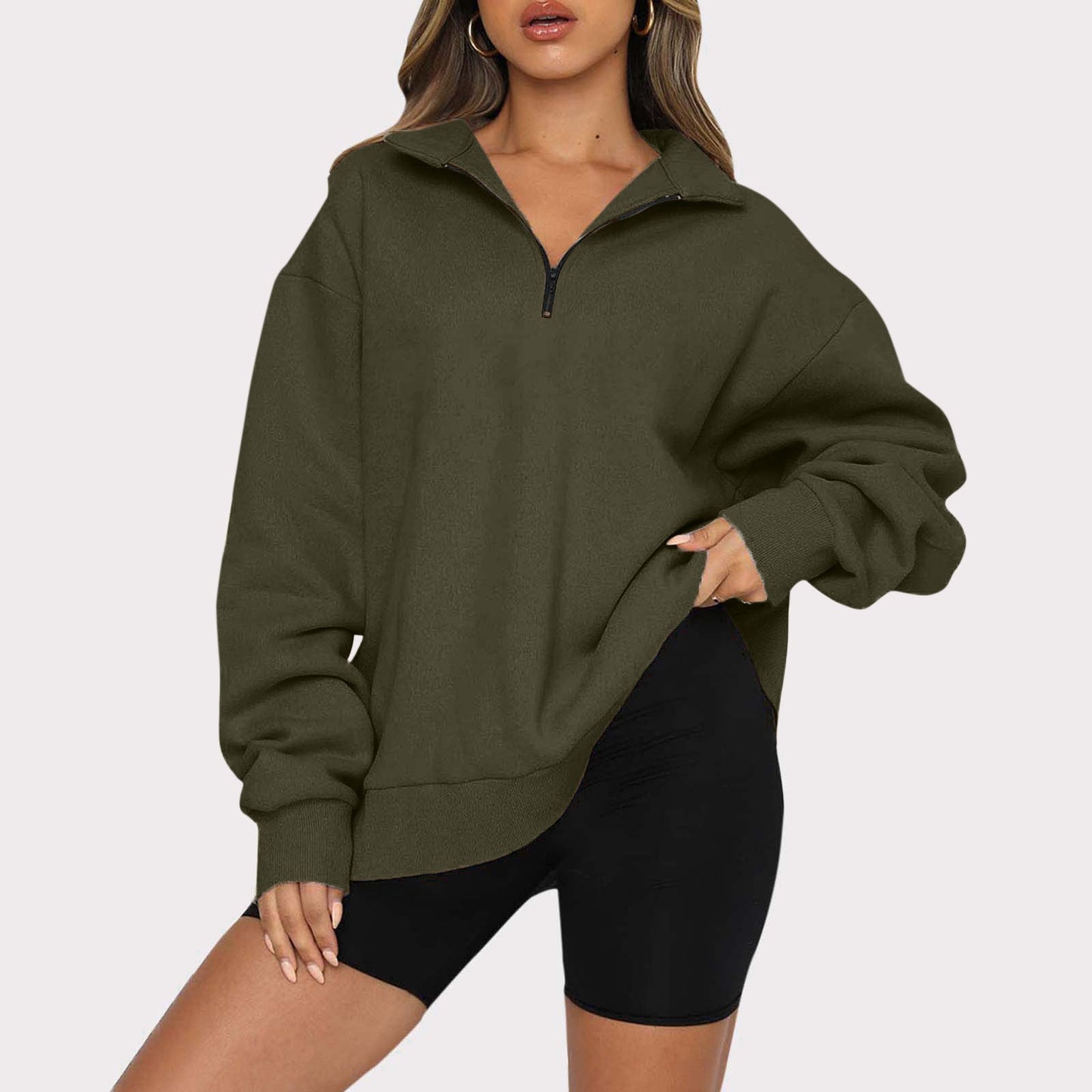 Stylish Winter Jacket Zip Jumper Modern Casual