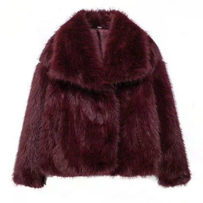 Women's Elegant Luxury Fur Jacket