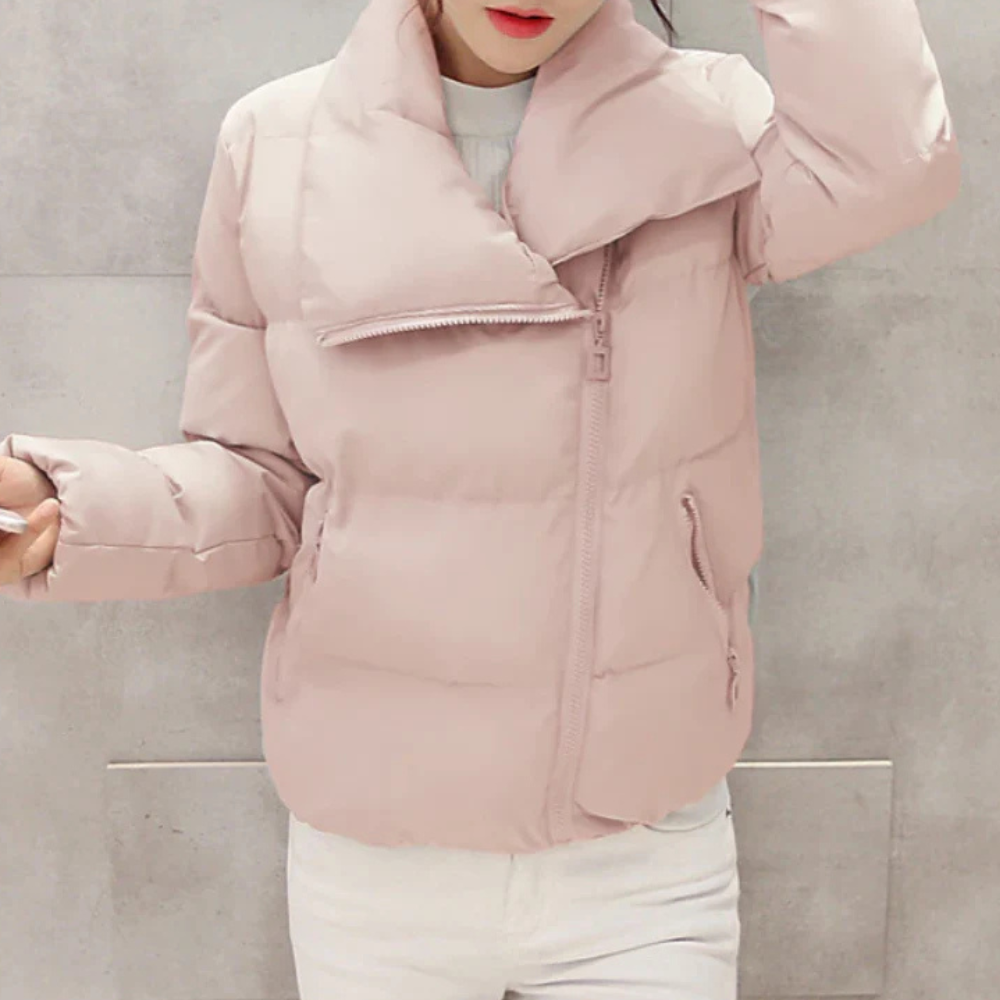 Stylish Women's Warm Polished Winter Jacket