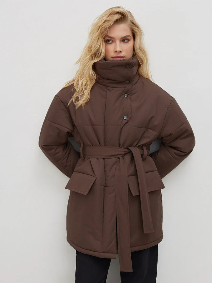 Stylish winter coat Elegant women&