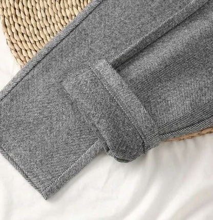 Warm Wool Dress Winter Trousers Women