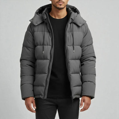 Waterproof Winter Jacket Warm Hood Insulation