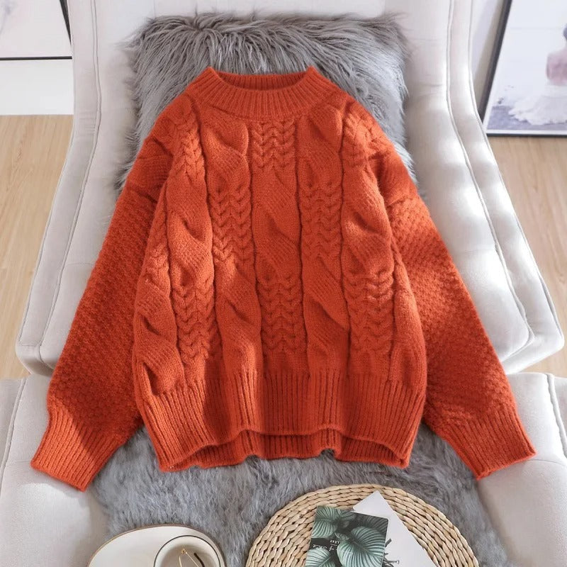 Stylish Women's Knitted Jumper Modern