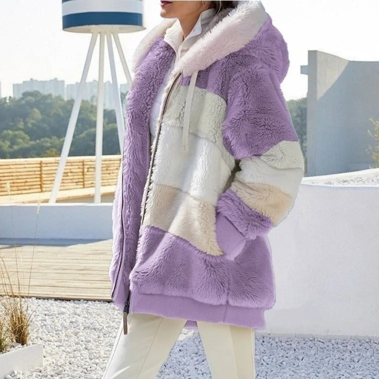 Weiche Damenjacke Cashmere Fleece Warm - IdealeKleiden