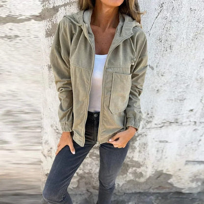Women's Hooded Jacket Noëlle Elegant Design
