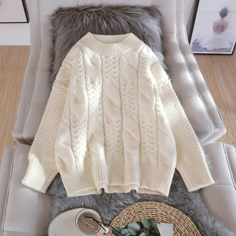 Stylish Women's Knitted Jumper Modern