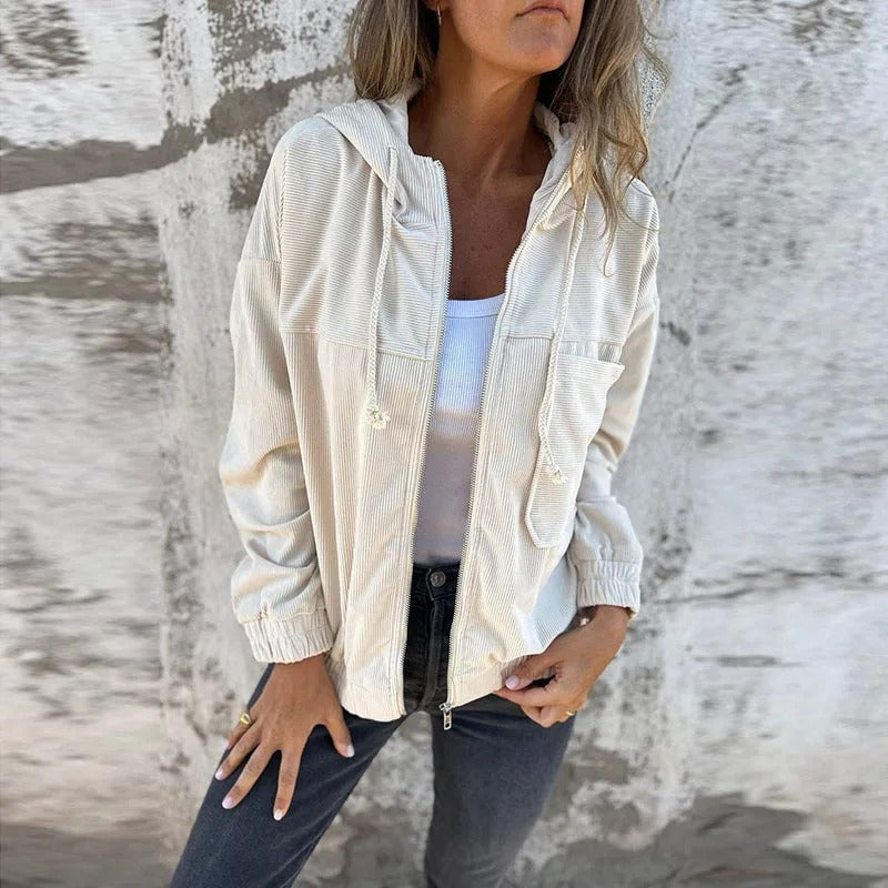 Women's Hooded Jacket Noëlle Elegant Design