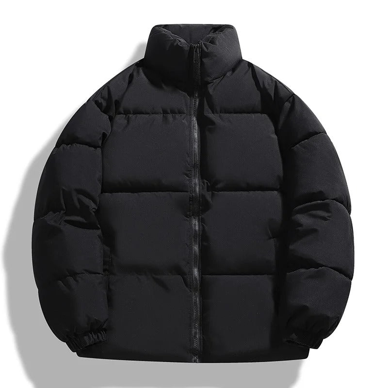 Oversized Puffer Jacket Padded High Neck