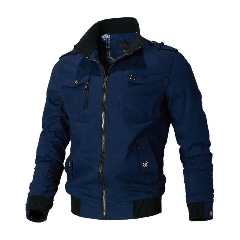 Men's Military Style Bomber Jacket