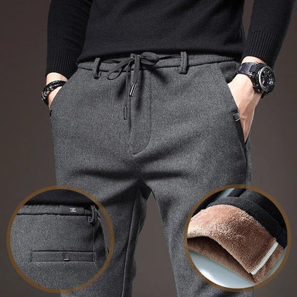Men's Fleece Trousers Warm Comfortable Winter Pants