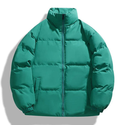 Oversized Puffer Jacket Padded High Neck
