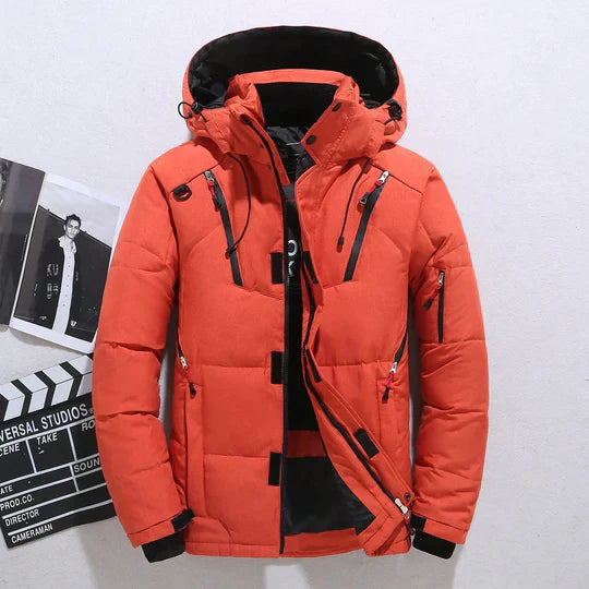 Herren Winterparka Daunenjacke Warm Isoliert - IdealeKleiden