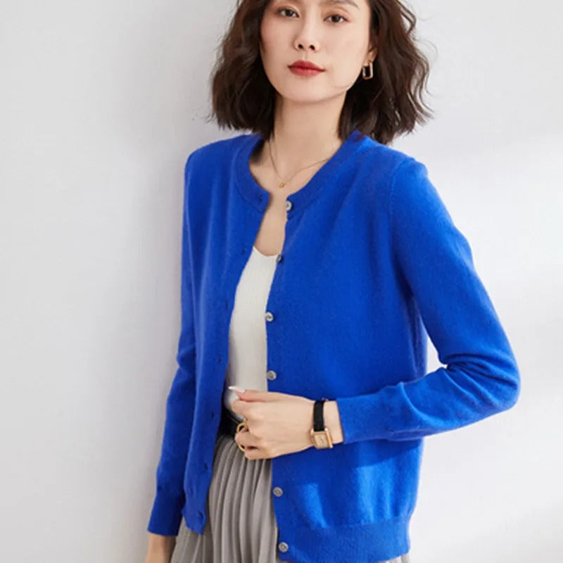 Soft Women's Dress | Knitted V-Neck Sweater