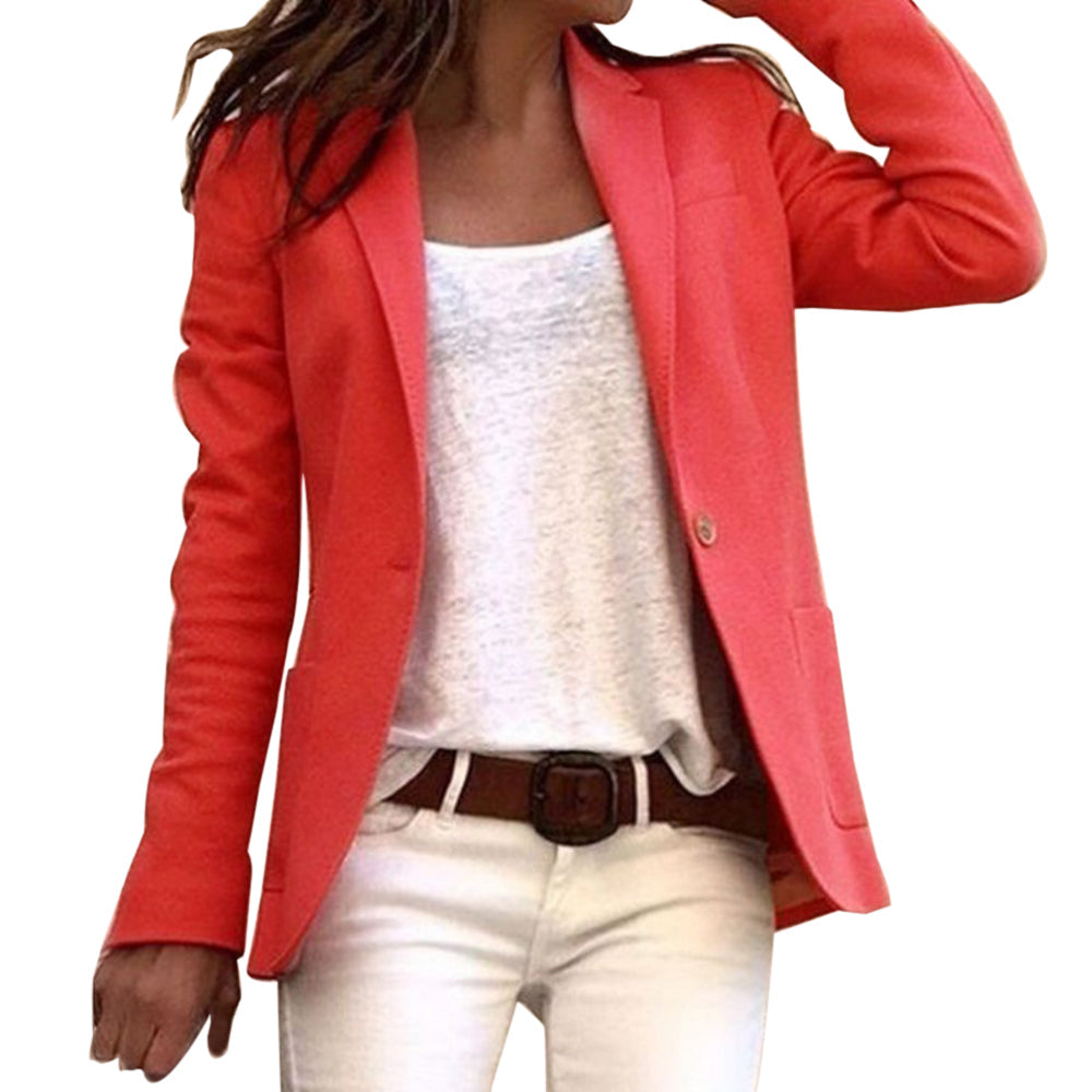Women's Blazer Slim Fit Long Sleeve