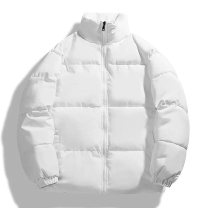 Oversized Puffer Jacket Padded High Neck