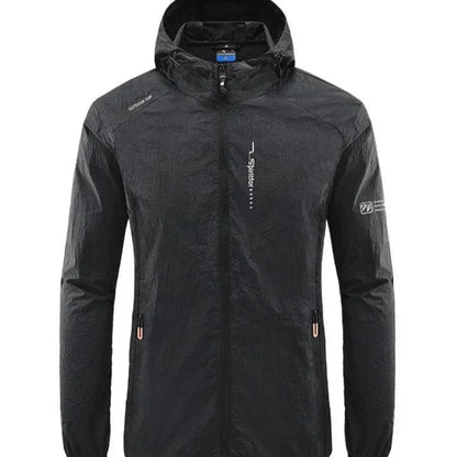 Lightweight Summer Jacket for Men, Windproof, Hooded