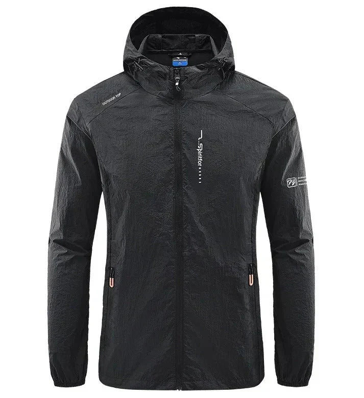 Men's Windbreaker Jacket Sporty Waterproof