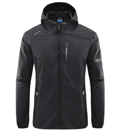 Men's Windbreaker Jacket Sporty Waterproof