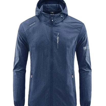 Lightweight Summer Jacket for Men, Windproof, Hooded