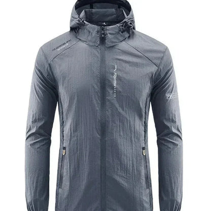 Lightweight Summer Jacket for Men, Windproof, Hooded