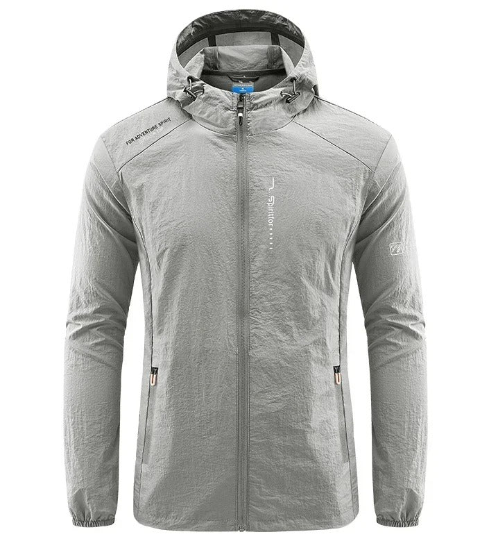 Men's Windbreaker Jacket Sporty Waterproof