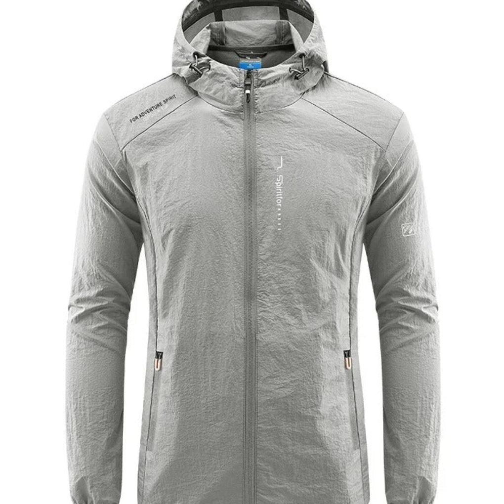 Lightweight Summer Jacket for Men, Windproof, Hooded