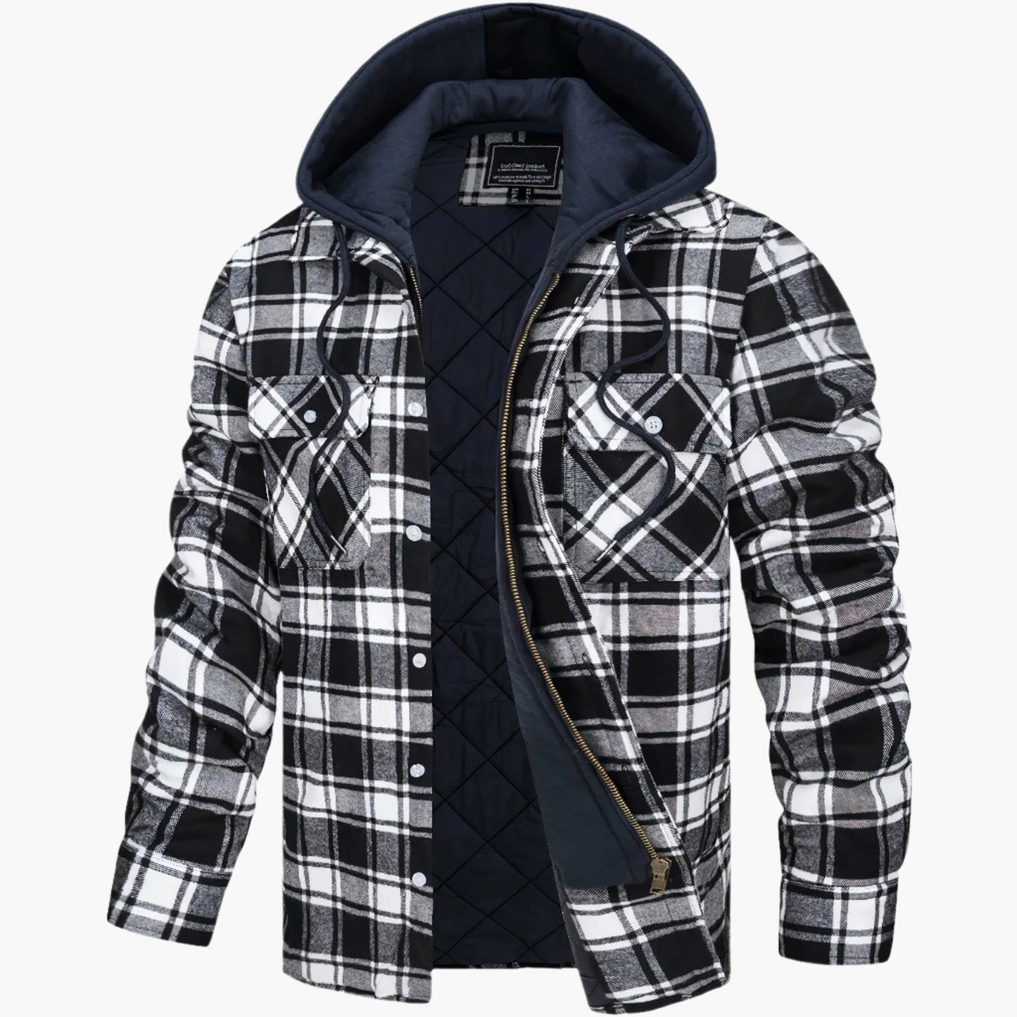 Warm Winter Coat Lined Hooded