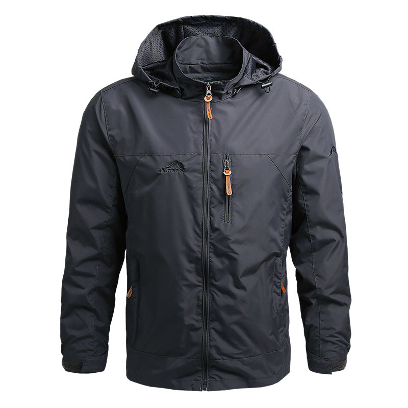 Men's Hooded Jacket Sporty Leisure