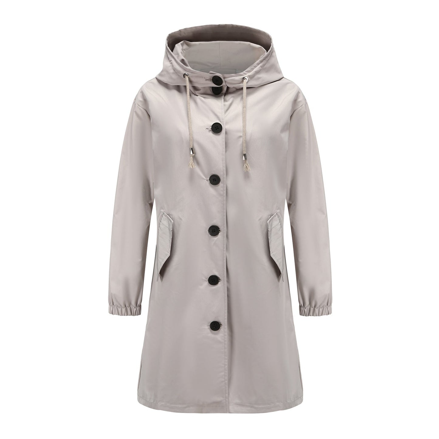 Women's Trendy A-Line Hooded Coat