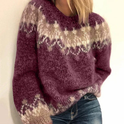 Cozy Icelandic Knitted Sweater Warm