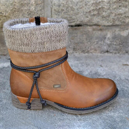 Stylish Retro Flat Boots
