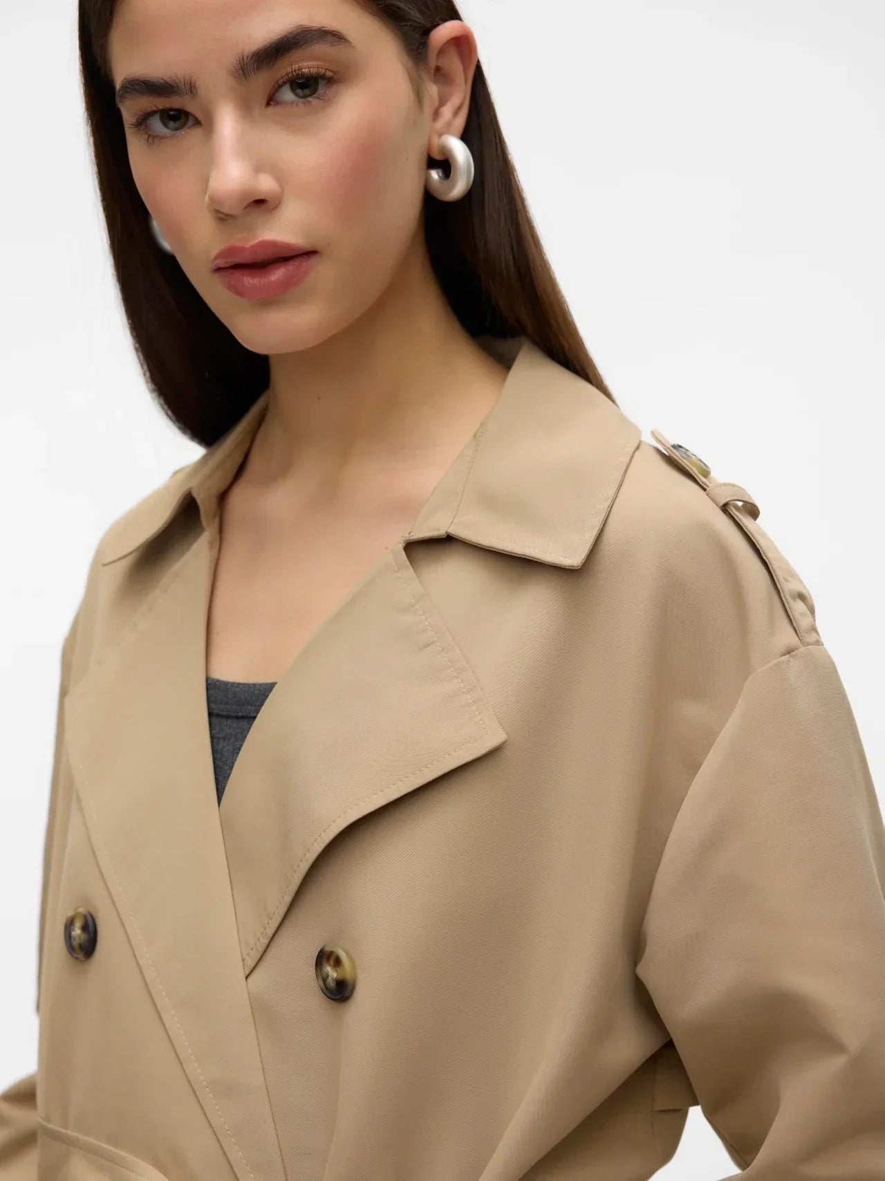 Stilvoller Trenchcoat Damen Wasserabweisend - IdealeKleiden