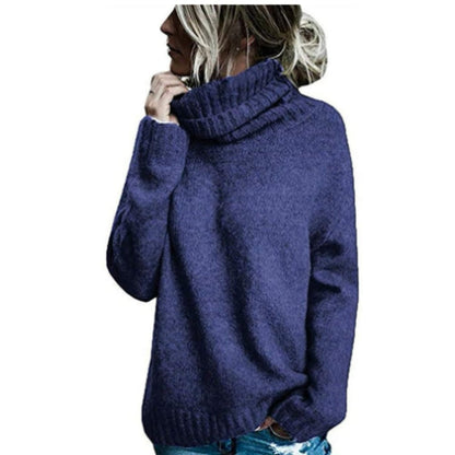 Comfortable Roll-neck Sweater Soft Chunky Knit