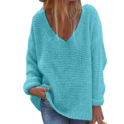 Cozy Knitted Sweaters Women Oversized Soft Warm