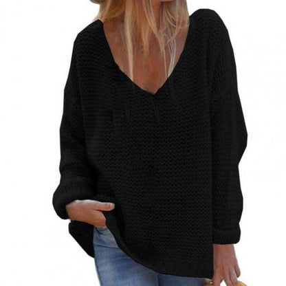 Cozy Knitted Sweaters Women Oversized Soft Warm