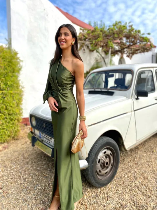 Elegant Women's One-Shoulder Dress