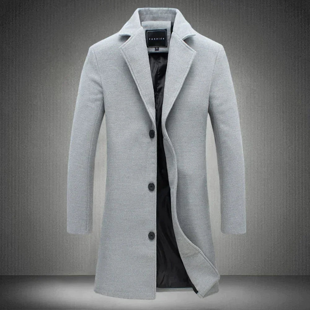 Men's Winter Coat Victor Wool Elegant
