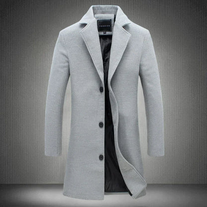 Men's Winter Coat Victor Wool Elegant