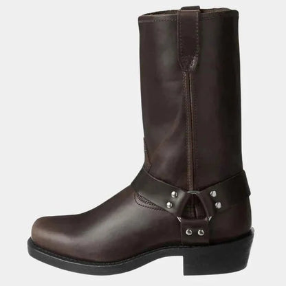 Women's Chic Leather Western Boots