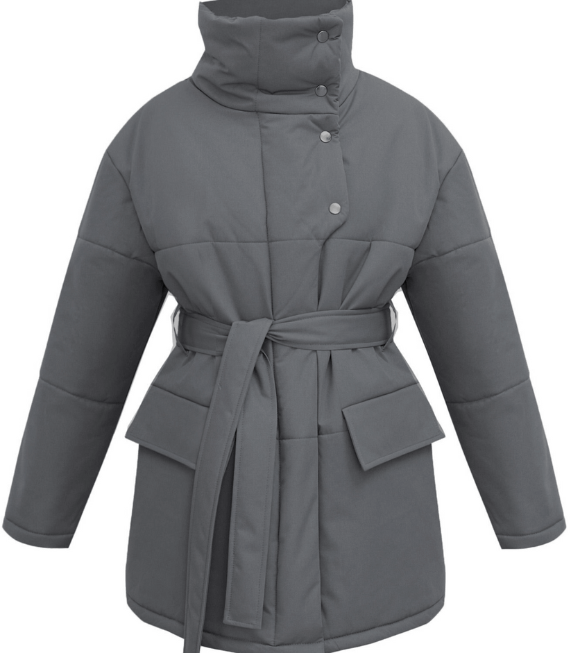 Women's Classic Office Jacket With Belt