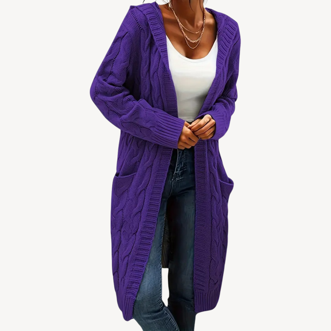 Hooded Cardigan Comfortable Warm